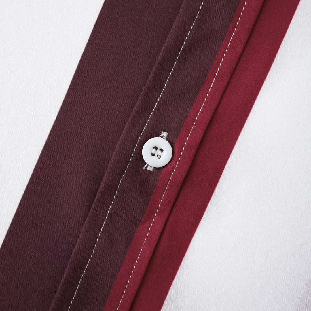 Herren Langarmhemd mit modernem Streifen-Design und komfortabler Passform Echoarchiv