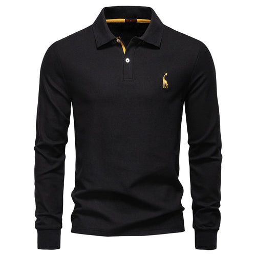 Herren Poloshirt mit klassischer Passform und kontrastierendem Kragen Echoarchiv