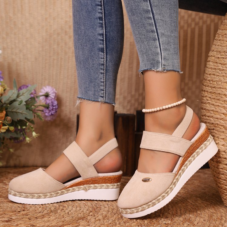 Damen Keil-Slingback Espadrille mit gepolstertem Komfortfußbett – Sorelia