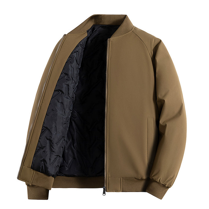 Herren Minimalistische Tech-Bomberjacke mit thermoisolierter Stepp-Innenlage und verdecktem Reißverschluss Echo Archiv