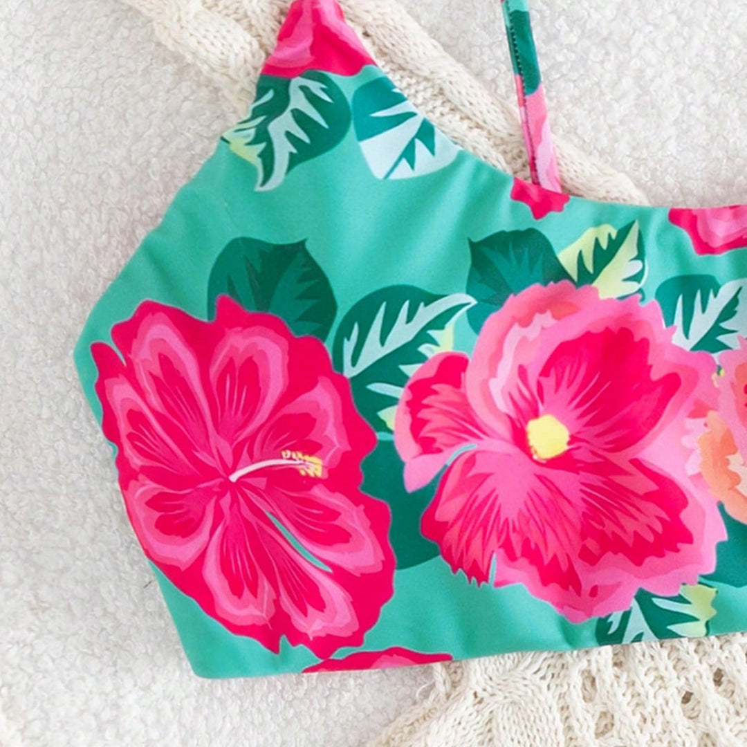 Damen Bikini-Set mit floralem Design und hochwertigem Stoff Echo Archiv