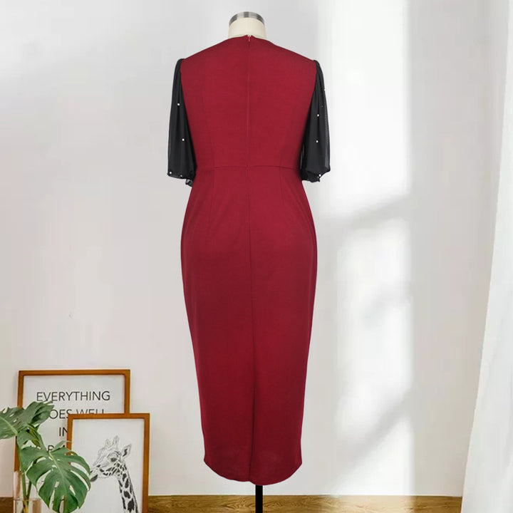 Damen Kleid mit eleganten transparenten Ärmeln Echo Archiv