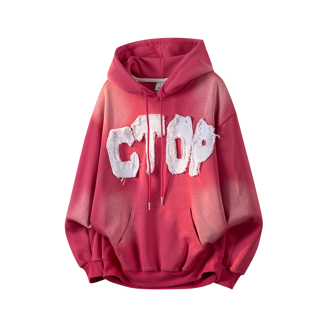 Unisex Oversize Kapuzenpullover mit handschriftlichem Grafik-Print, Kängurutasche & geripptem Saum Echoarchiv