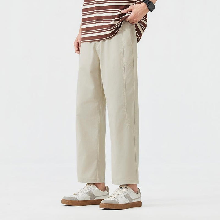 Herren Legere Relaxed Fit Stoffhose Echo Archiv