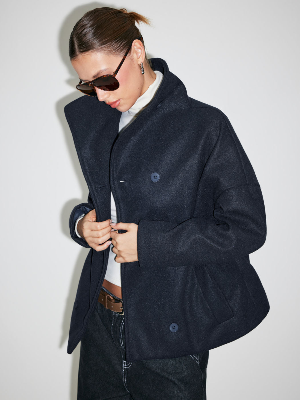 Damen Modischer Oversize-Blazer Echo Archiv