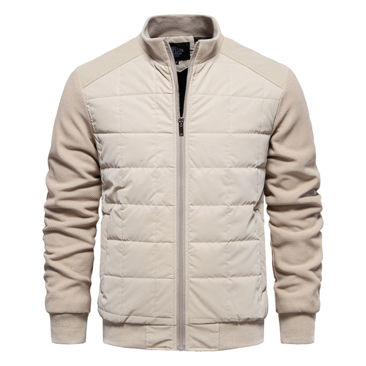 Herren Steppjacke mit sportlichen Details und praktischem Reißverschluss Echoarchiv