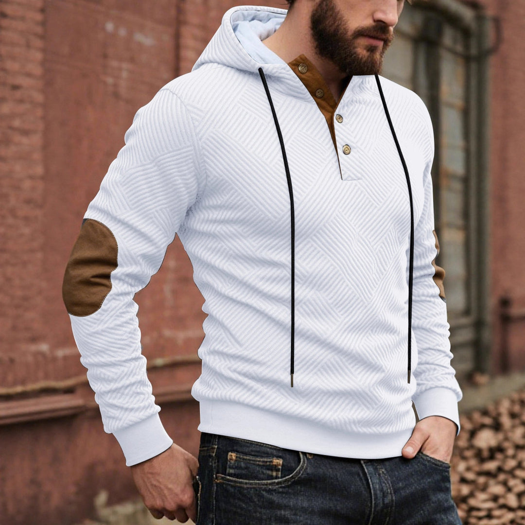 Herren Sportliches Hoodie mit strukturiertem Design Echoarchiv