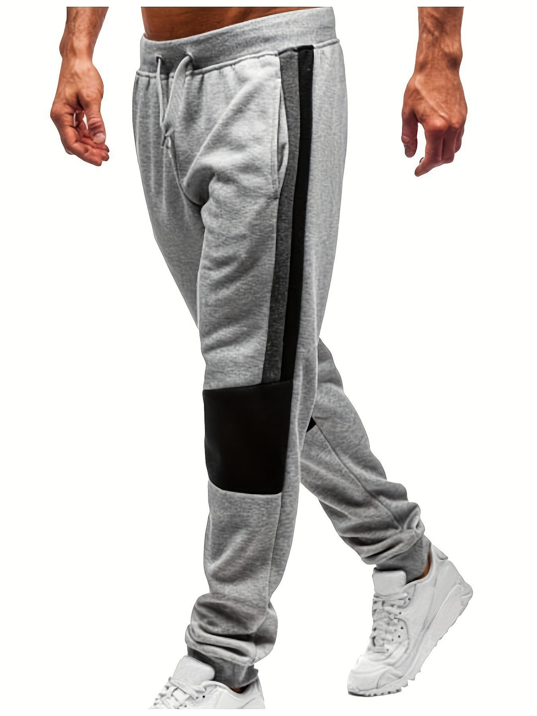 Herren Sportliche Sweatpants mit Farbblock-Design und elastischem Bund Echoarchiv