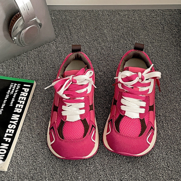 Damen Sportliche Sneakers mit atmungsaktiven Mesh-Einsätzen und rutschfester Sohle Echo Archiv