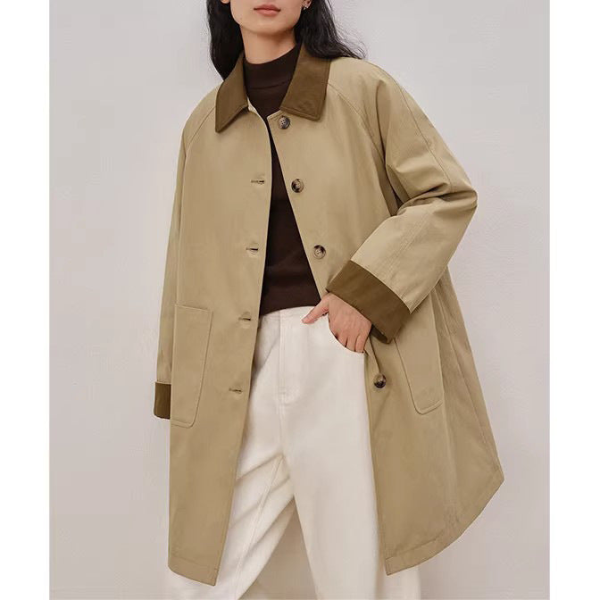 Damen Modischer Oversized Mantel Echoarchiv