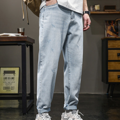 Herren entspannte Denim-Jogginghose im modernisierten Schnitt Echoarchiv