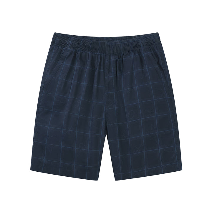 Herren lässige Shorts im modernen Karomuster Echoarchiv