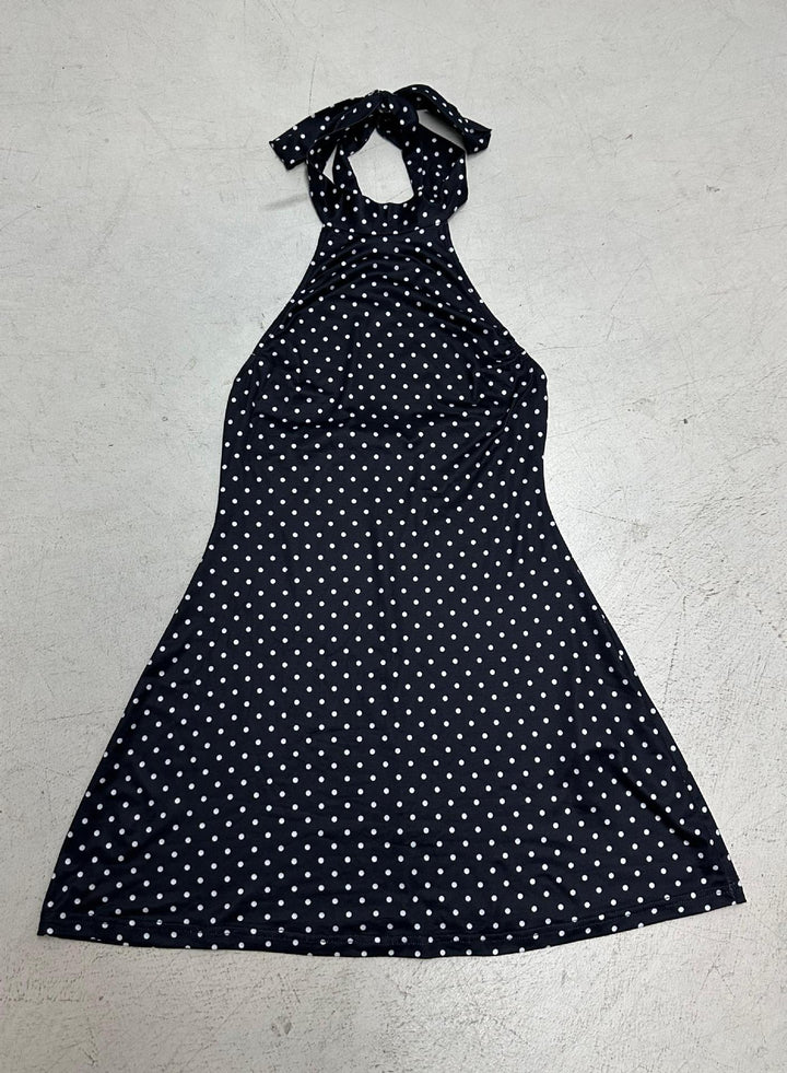 Damen Neckholder Kleid mit Polka-Dots Echo Archiv