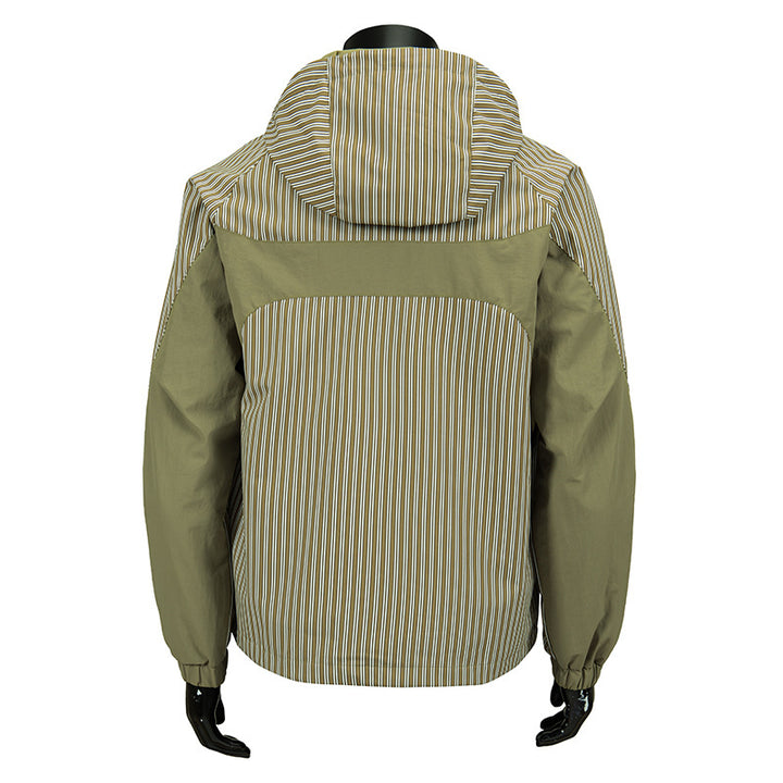Herren Modische Windbreaker-Jacke mit Kapuze und Streifenmuster Echo Archiv