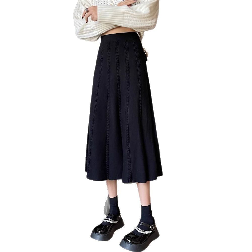 Damen Eleganter Plisseerock mit hohem Taillenschnitt Echo Archiv