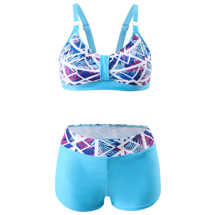 Damen nan sportliches Bikini-Set mit stützendem Bustier-Top und figurformenden Badeshorts Echo Archiv