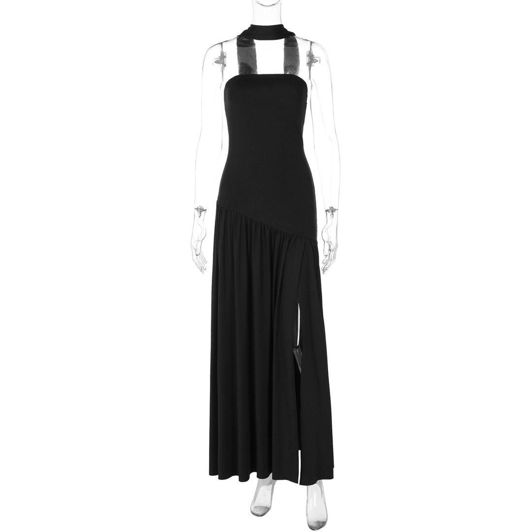 Damen Maxikleid mit raffiniertem Cut-Out-Design und asymmetrischem Saum Echo Archiv