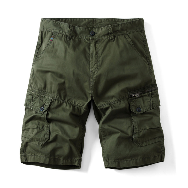 Herren Cargo-Bermudashorts mit praktischen Seitentaschen und verstellbarem Gummizug Echoarchiv