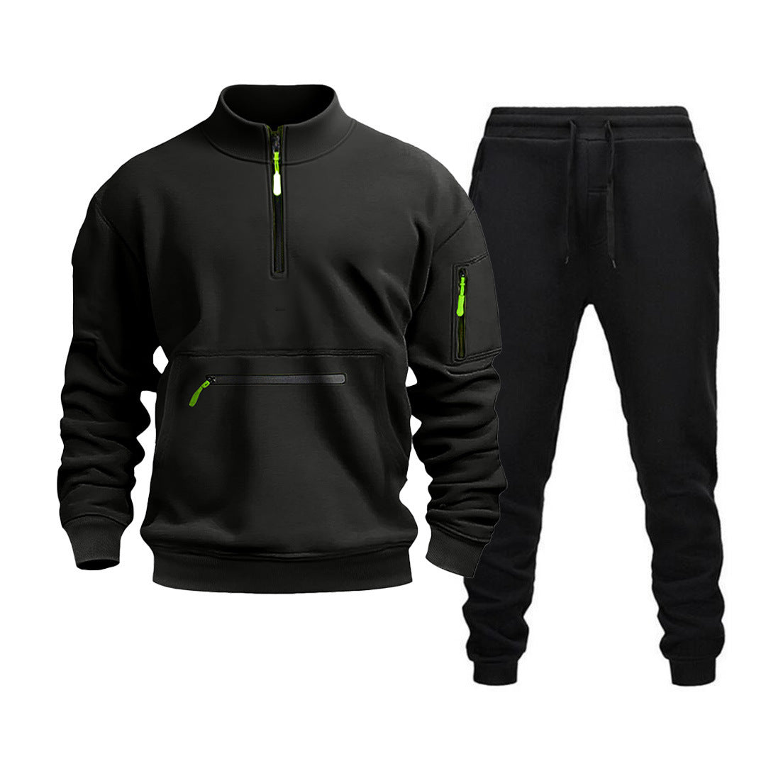 Herren Sportliches Sweatshirt und Jogginghose Set Echoarchiv