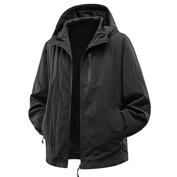 Herren Leichte und atmungsaktive Regenjacke Echo Archiv