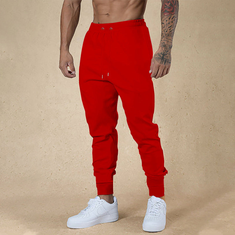 Herren Slim-Fit Jogginghose mit elastischem Bund und Rippbündchen Echoarchiv
