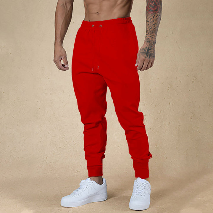 Herren Slim-Fit Jogginghose mit elastischem Bund und Rippbündchen Echoarchiv