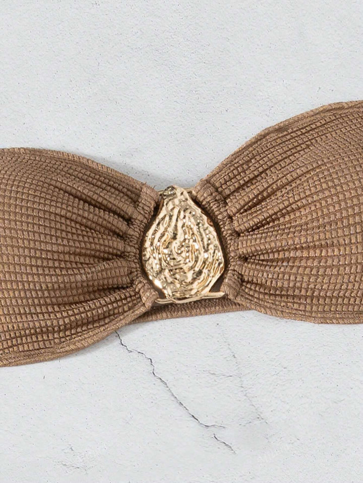 Damen Bandeau-Bikini mit raffiniertem Rock Echo Archiv