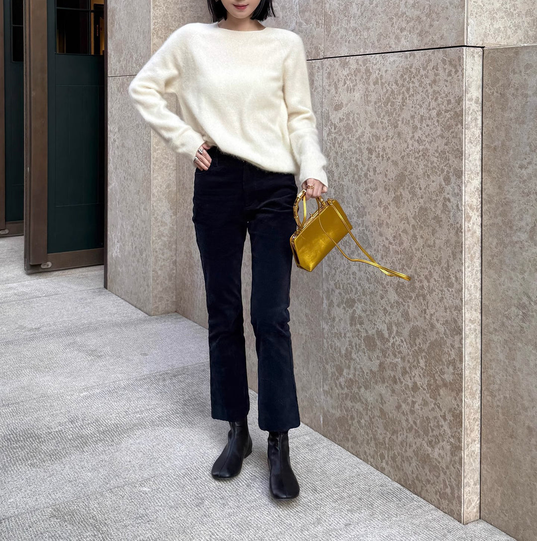 Damen Elegante, hochwertige Strickpullover Echoarchiv