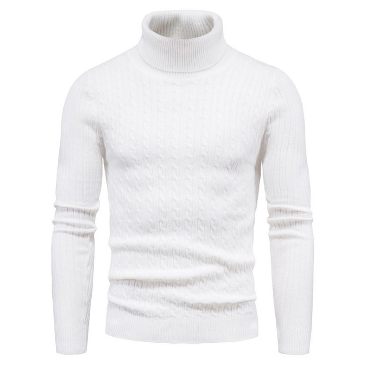 Herren Rollkragenpullover mit Zopfmuster Echoarchiv