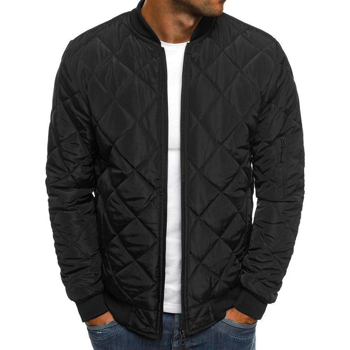 Herren Steppjacke mit elastischen Rippbündchen und praktischen Reißverschlusstaschen Echoarchiv