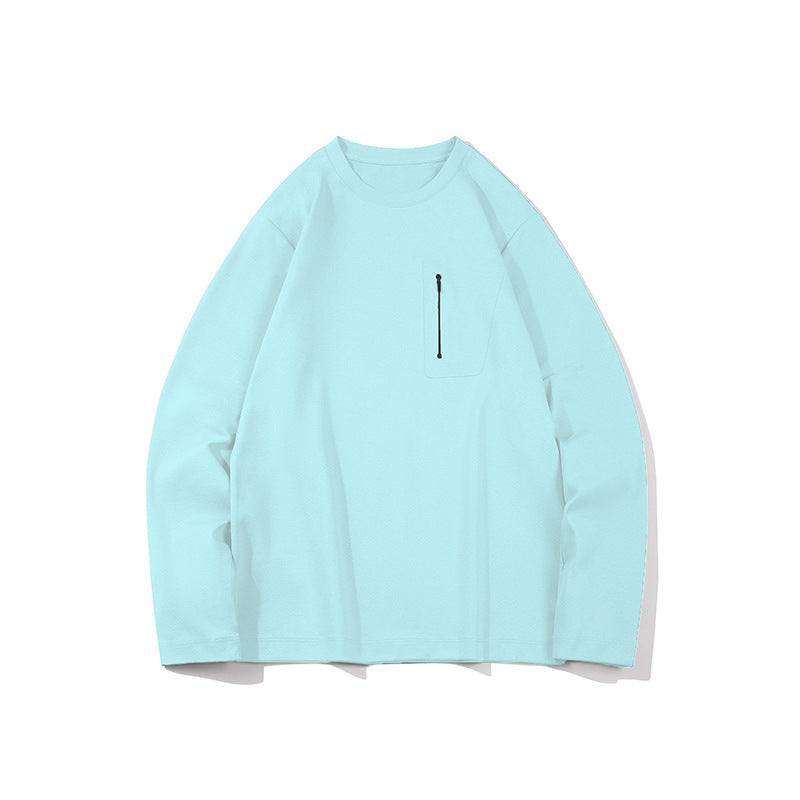 Herren Oversized-Langarmshirt mit Brustreißverschluss und Relaxed-Fit Echo Archiv
