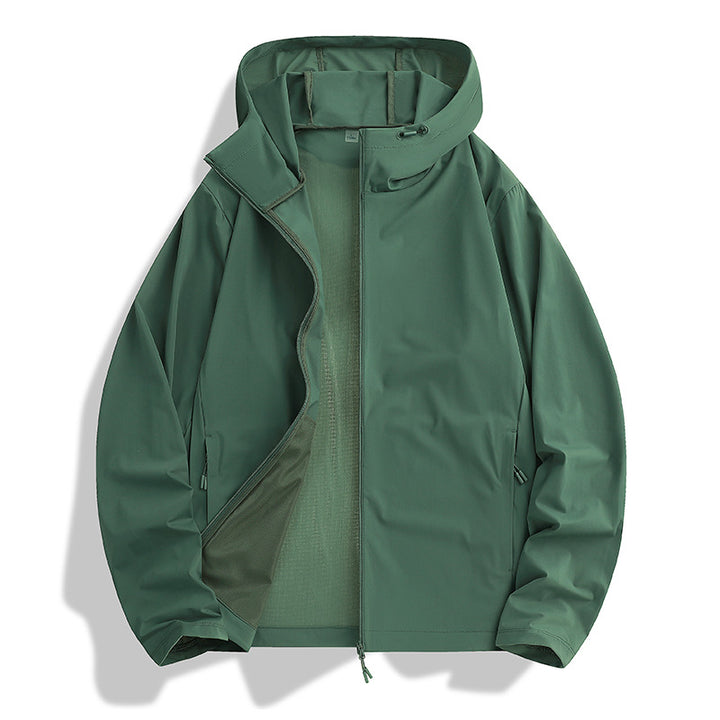 Damen Winddichte Kapuzenjacke Echo Archiv