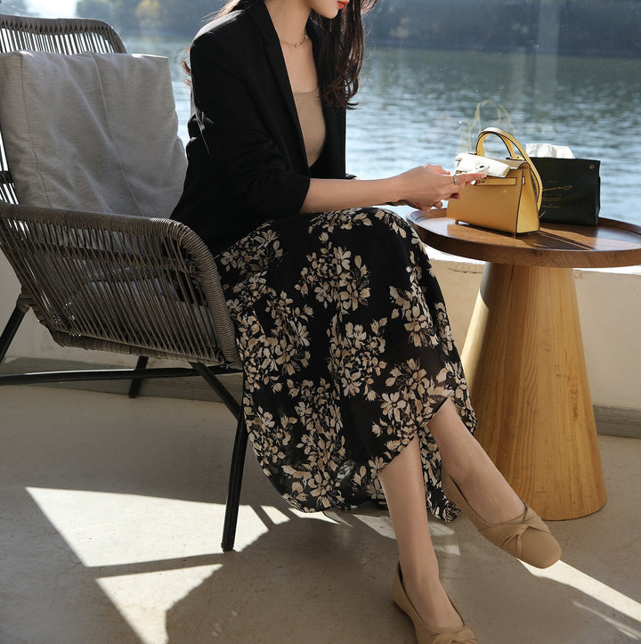 Damen Eleganter Blazer mit feinem Stoff Echoarchiv