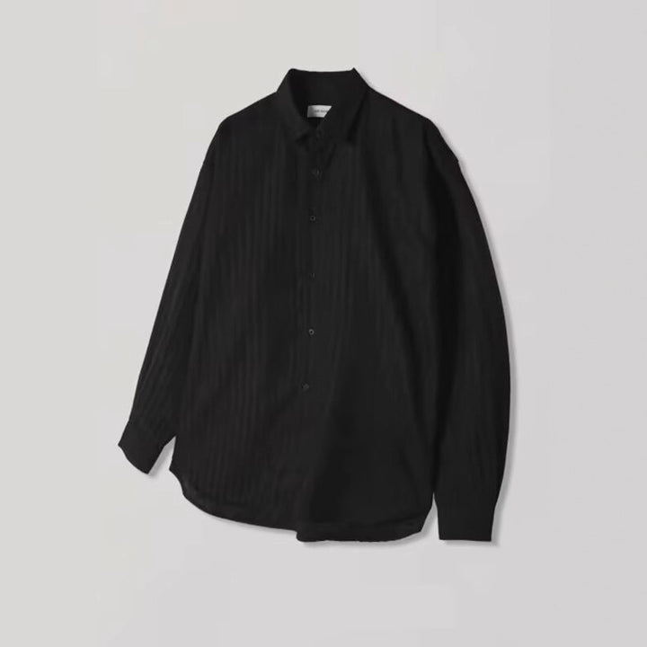 Herren Elegantes Langarmhemd mit feinen Streifen Echo Archiv