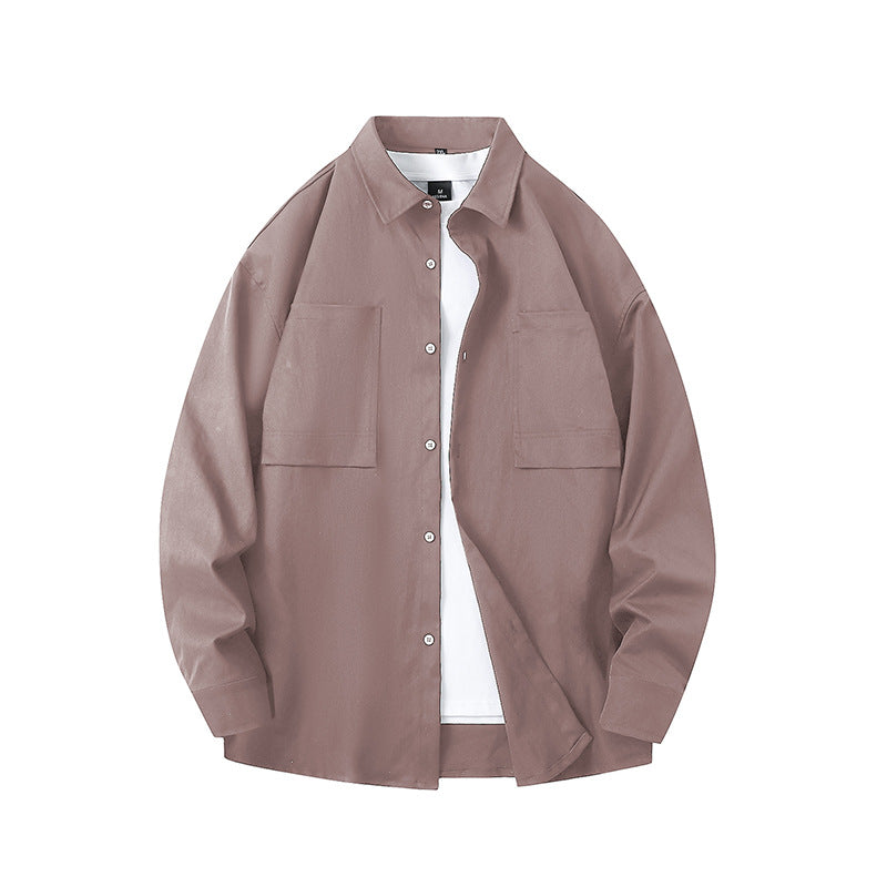 Herren Lässige Overshirt mit praktischen Brusttaschen Echoarchiv