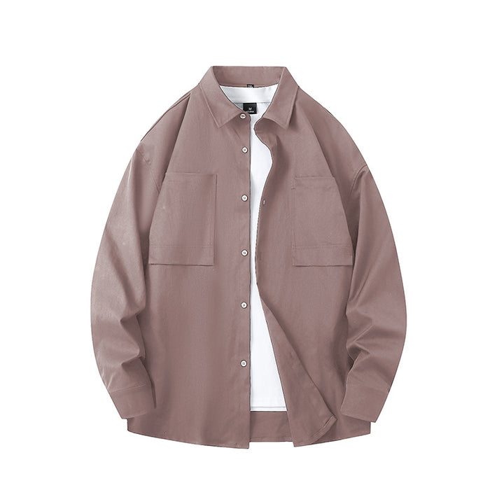 Herren Lässige Overshirt mit praktischen Brusttaschen Echoarchiv