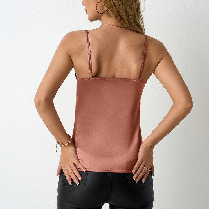Damen Satin Top mit elegantem Herzausschnitt Echo Archiv
