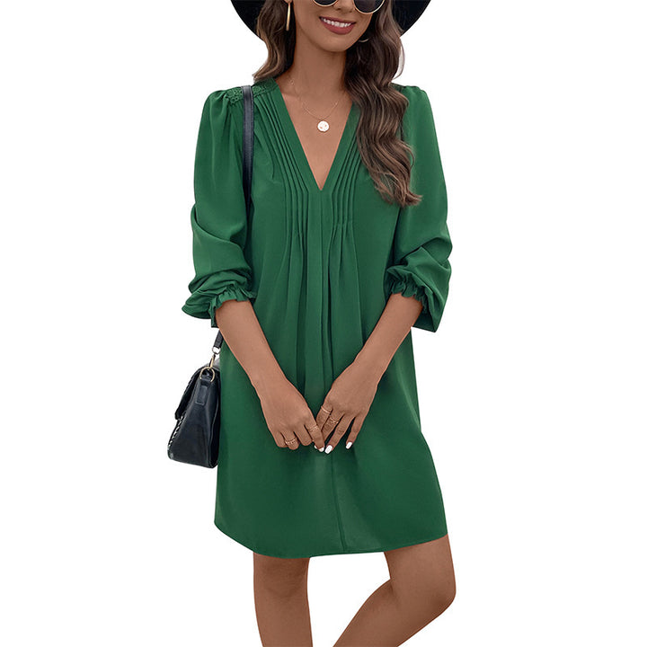 Damen Elegant Geschnittenes Wickelkleid Echo Archiv