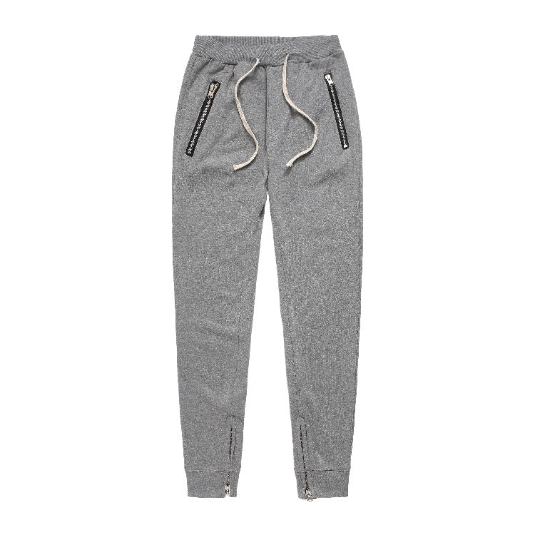Herren Sportliche Jogginghose im modernen Design mit seitlichen Reißverschlüssen Echoarchiv