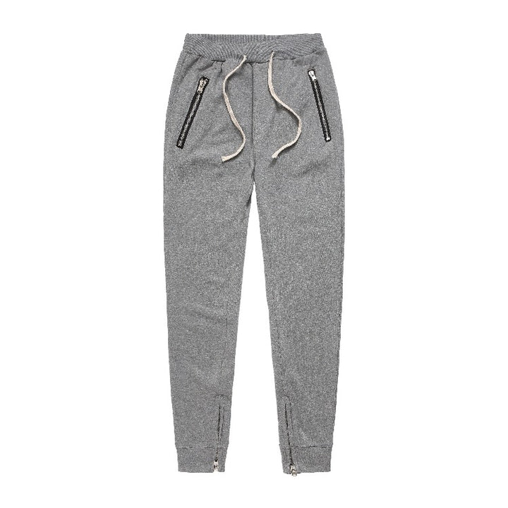 Herren Sportliche Jogginghose im modernen Design mit seitlichen Reißverschlüssen Echoarchiv