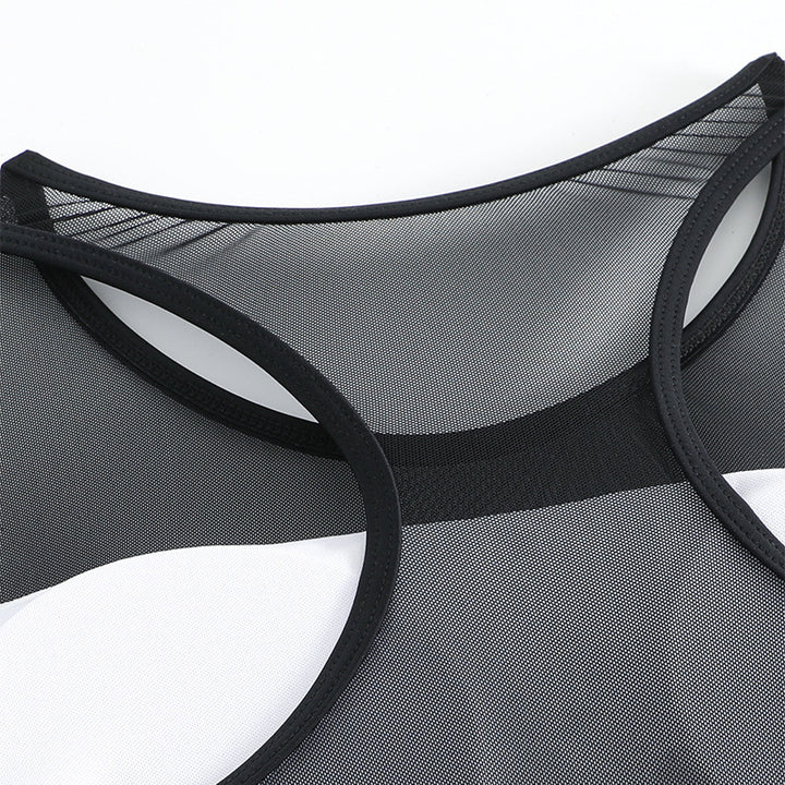 Damen sportliches Tankini-Set mit atmungsaktivem Racerback Echo Archiv