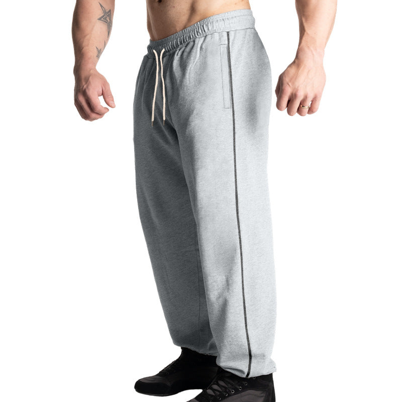 Herren lässige Sweatpants mit seitlichen Zierstreifen und elastischem Bund Echoarchiv