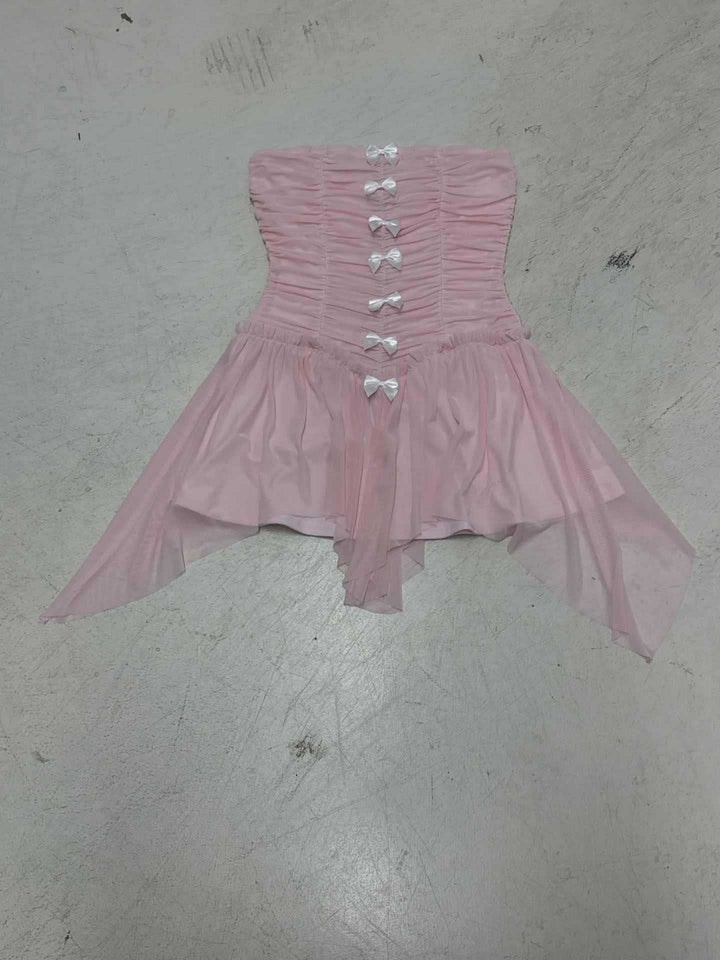 Damen romantisches Corsage-Kleid mit bezaubernden Rüschendetails Echo Archiv