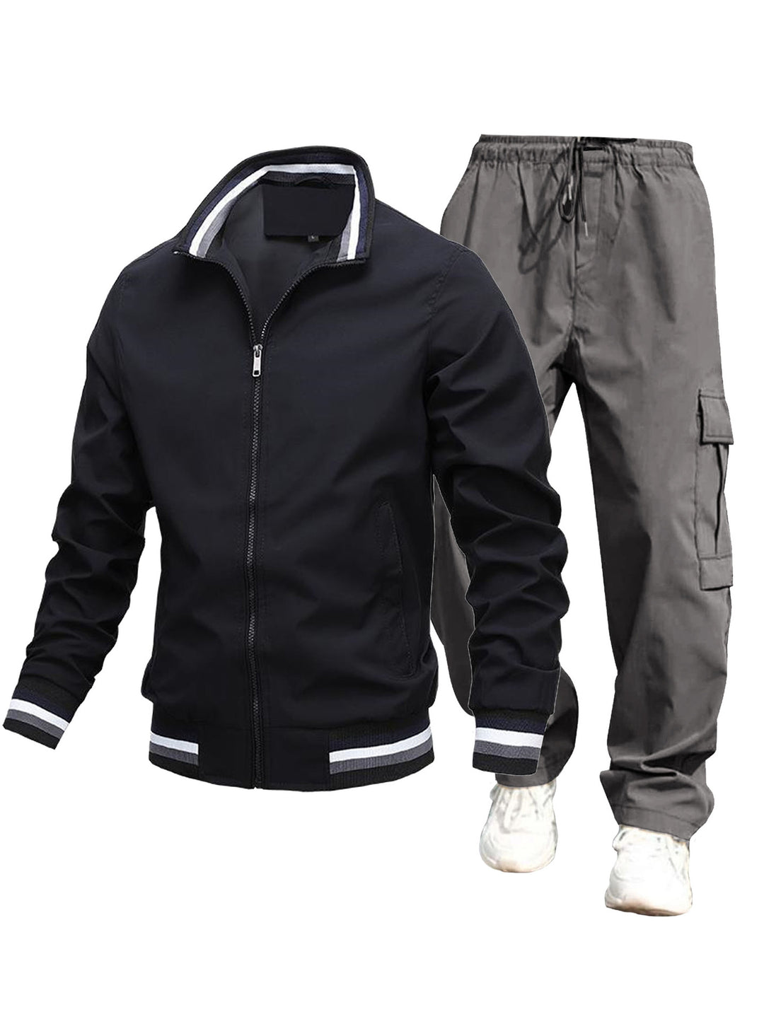 Herren Sportliche Jacke und Cargo-Hosen Echo Archiv