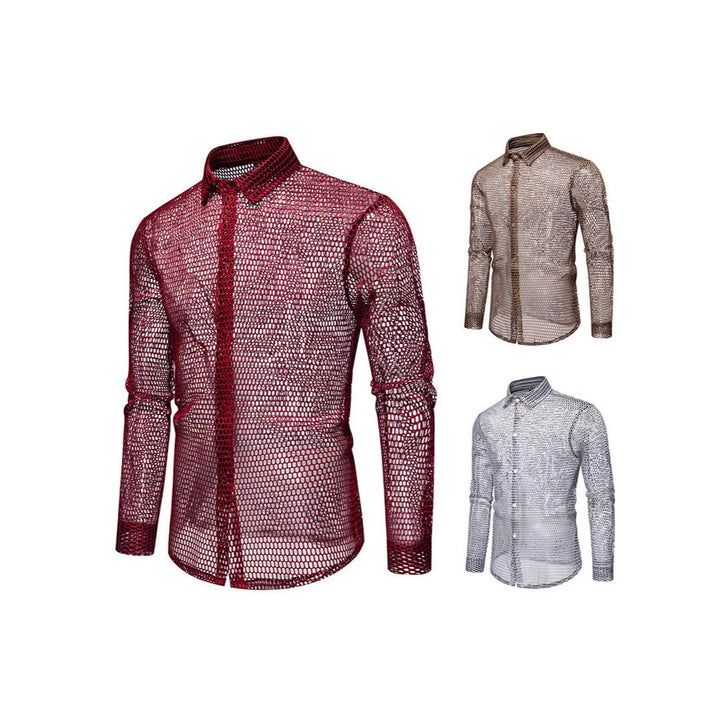 Herren elegante Netzhemd mit exklusivem Design und atmungsaktiven Eigenschaften Echoarchiv