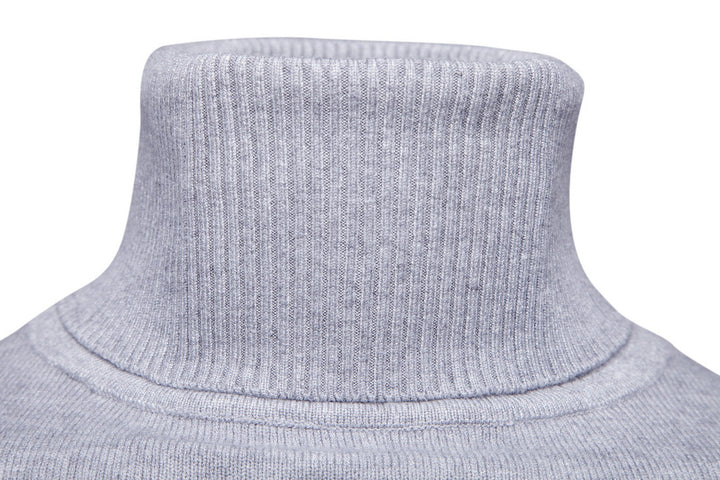 Herren Rollkragenpullover aus weichem Strick Echoarchiv