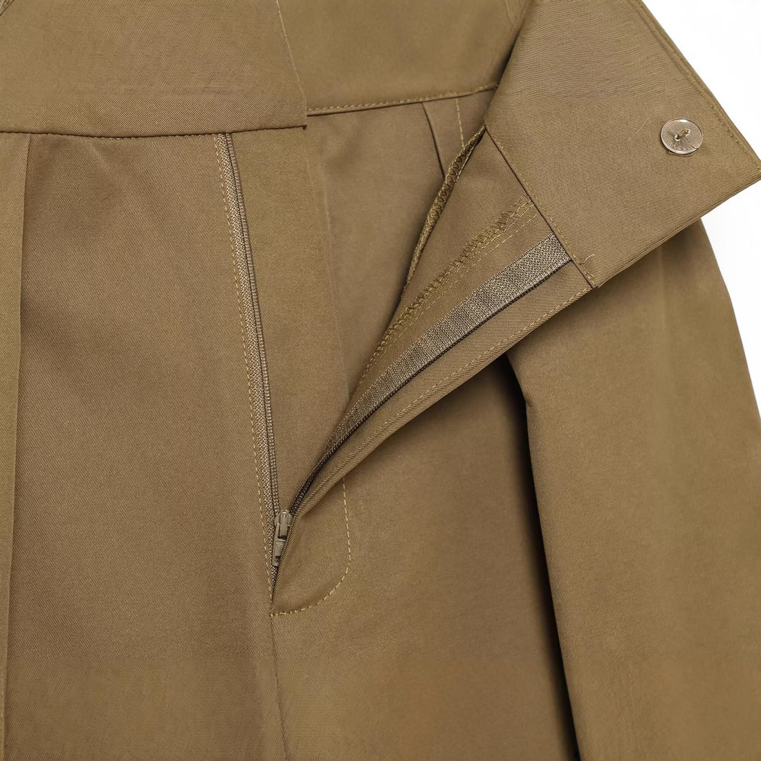 Damen Culotte‑Hose mit hoher Taille und markanter Frontfalte Echoarchiv