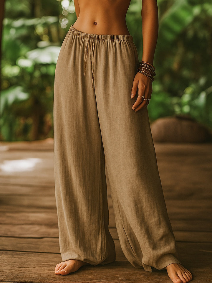 Damen Weite Leinenhose Echo Archiv