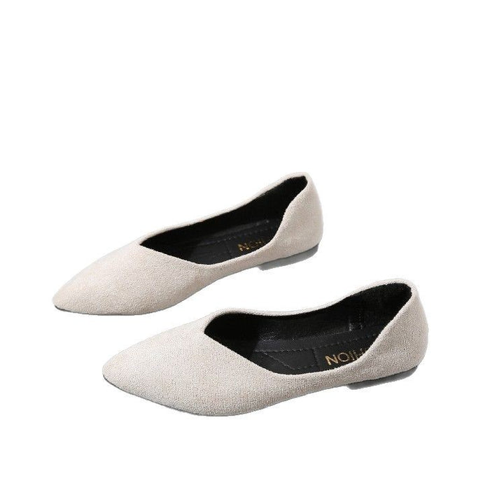 Damen  spitze Ballerina aus Microvelours mit gepolstertem Komfortfußbett Echo Archiv