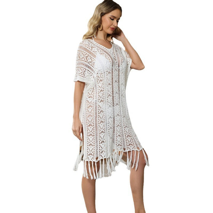 Damen elegantes gehäkeltes Strandkleid Echo Archiv